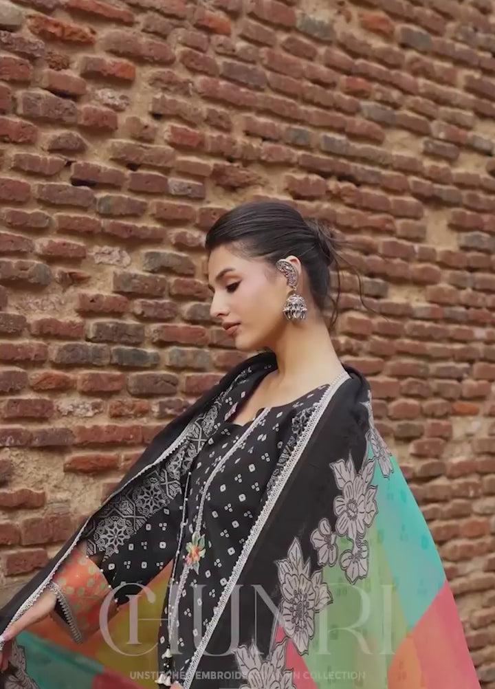 Chunri by Charizma Unstitched Embroidered Lawn 3 Piece Suit CHR26UCL CHN6-02 - Summer Collection