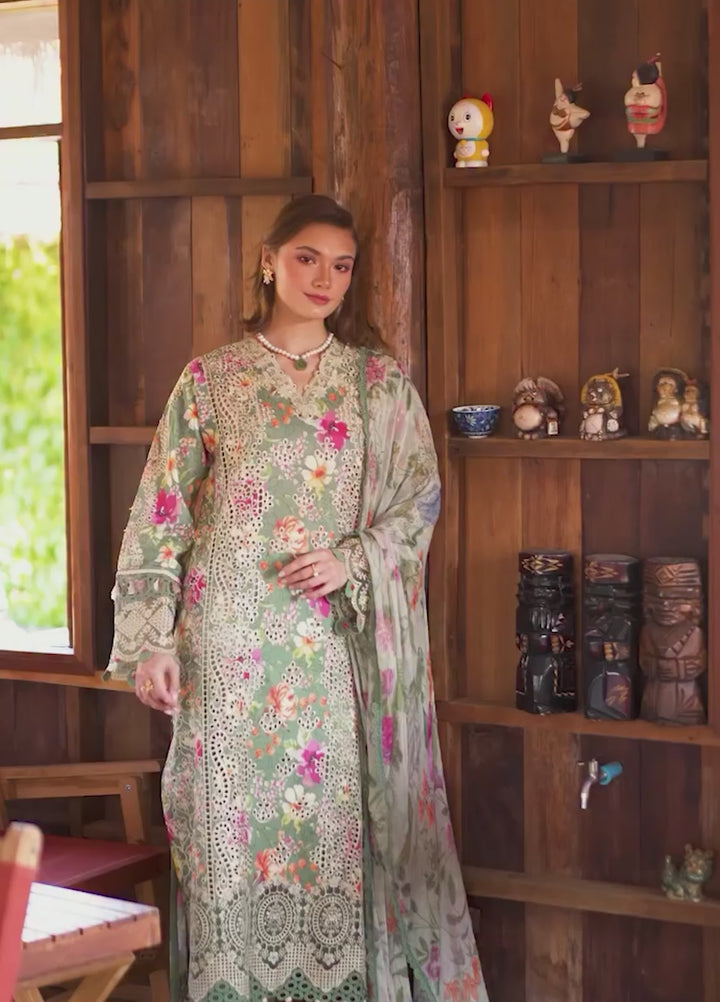 Shezlin by Aabyaan Unstitched Embroidered Chikankari 3 Piece Suit ABY26UCS AURA - Eid Collection