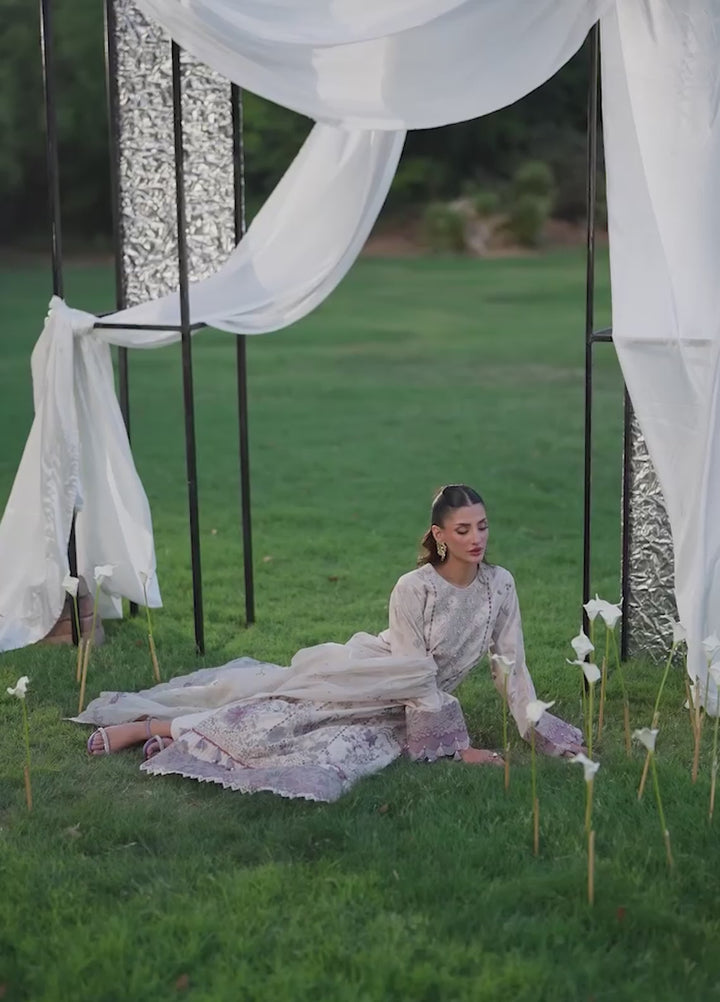 Florent Unstitched Printed Lawn 3 Piece Suit FL26ULE FEF-2B - Eid Collection
