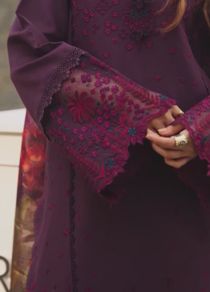Florence by Rang Rasiya Unstitched Embroidered Lawn 3 Piece Suit RR26ULF Arezou - Festive Collection