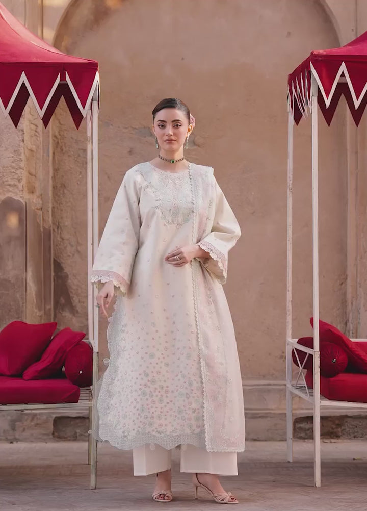 Nilofer by Mahnur Unstitched Embroidered Luxury Lawn 3 Piece Suit MN26ULN N-2 - Summer Collection