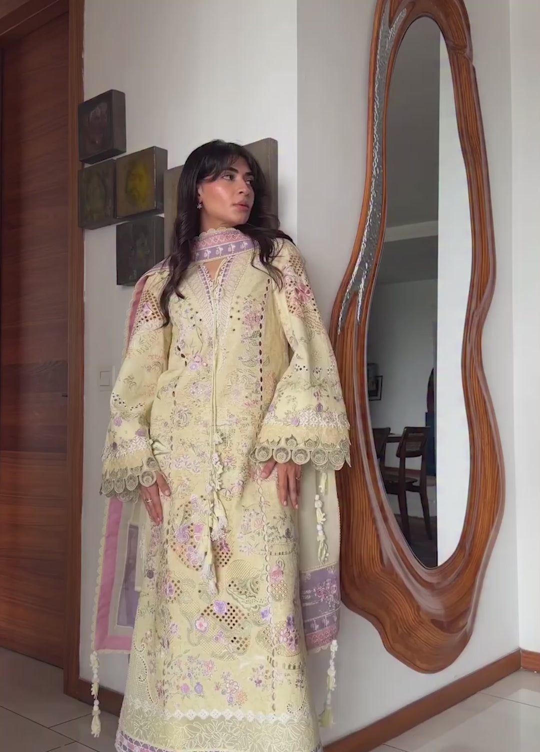 Suffuse Unstitched Embroidered Lawn 3 Piece Suit SSY26ULE Telya - Eid Collection