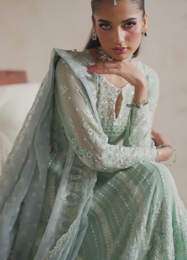 Gulaal Unstitched Embroidered Chiffon 3 Piece Suit GL26ULW Evaa D-56 - Wedding Collection