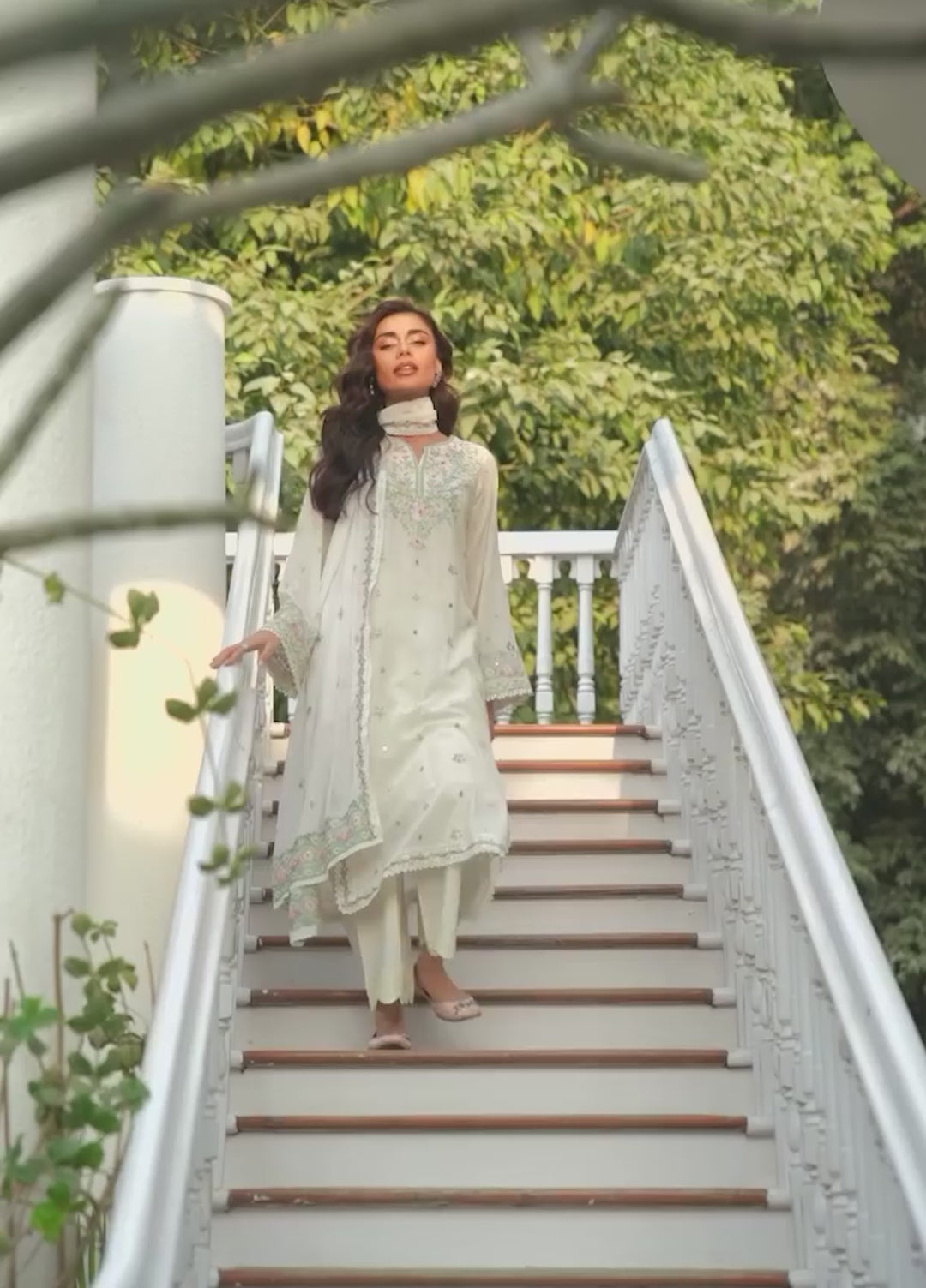 Lamhay by Dhanak Pret Swiss Voile 3 Piece DHN26PSV DC-2584 - Summer Collection