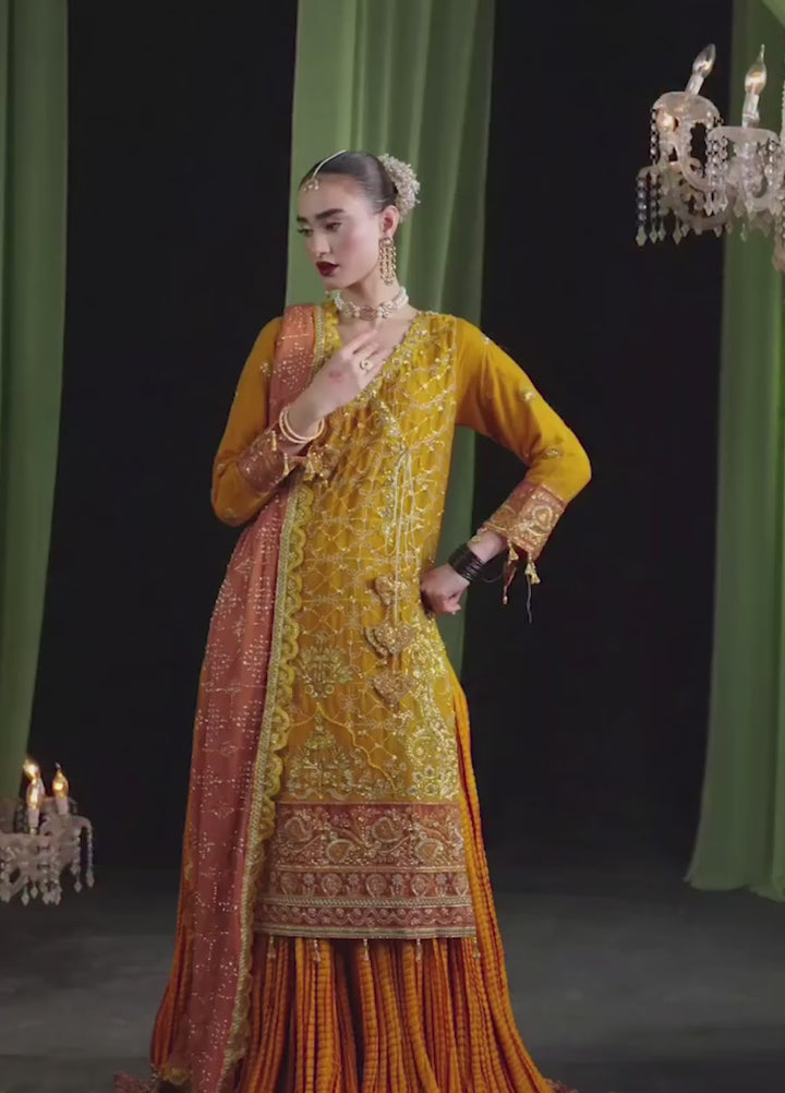 Sara Jahan Women RTW Embroidered Chiffon 3 Piece Suit SJ26RF SJ-1004 - Festive Collection