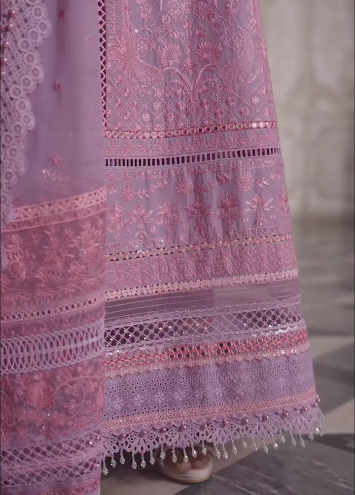 Sobia Nazir Unstitched Embroidered Luxury Lawn 3 Piece Suit SN26ULE D-02 A - Eid Collection