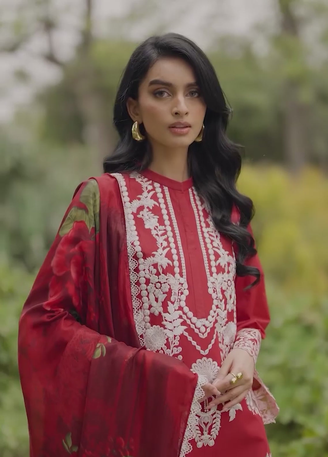 Zainab Chottani Unstitched Embroidered Lawn 3 Piece Suit ZC26ULE Rohe 05 - Eid Collection
