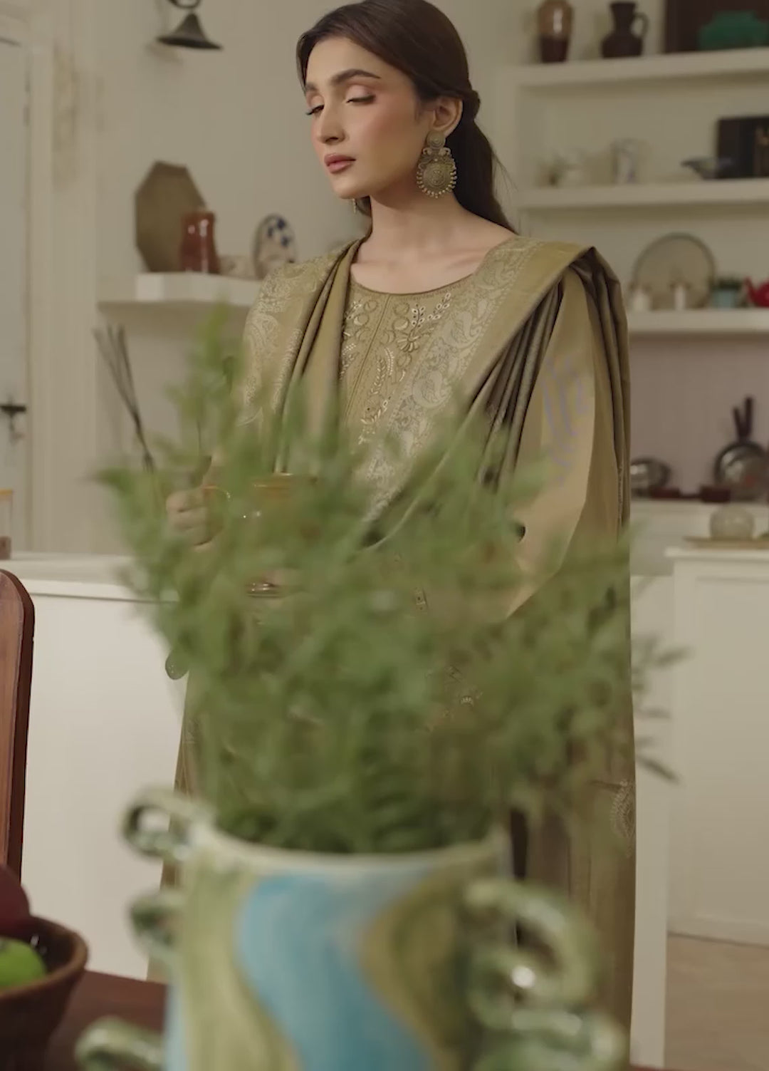 Onara by Humdum Unstitched Embroidered Khaddar 3 Piece Suit HD26UKO D-05 - Winter Collection