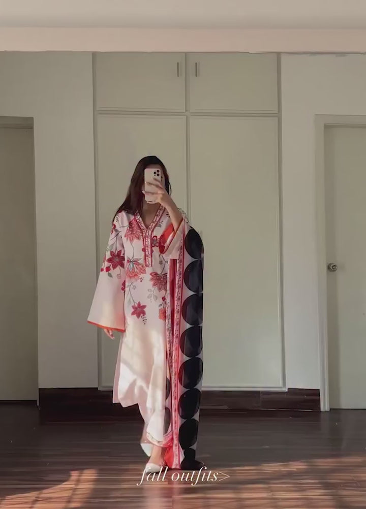 Hidden Garden by Jahaan RTW Printed Crepe 3 Piece Suit Willow Casual Collection