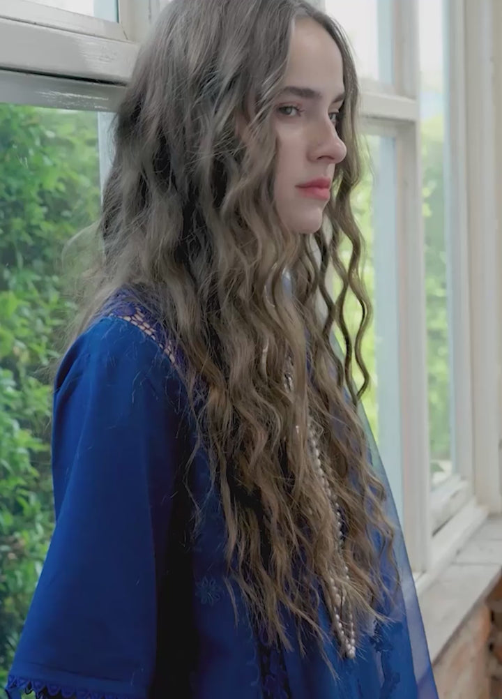 Belle Saison by Esmel Unstitched Embroidered Lawn 3 Piece Suit EML26ULB Nerelle EUNSS260211 - Festive Collection