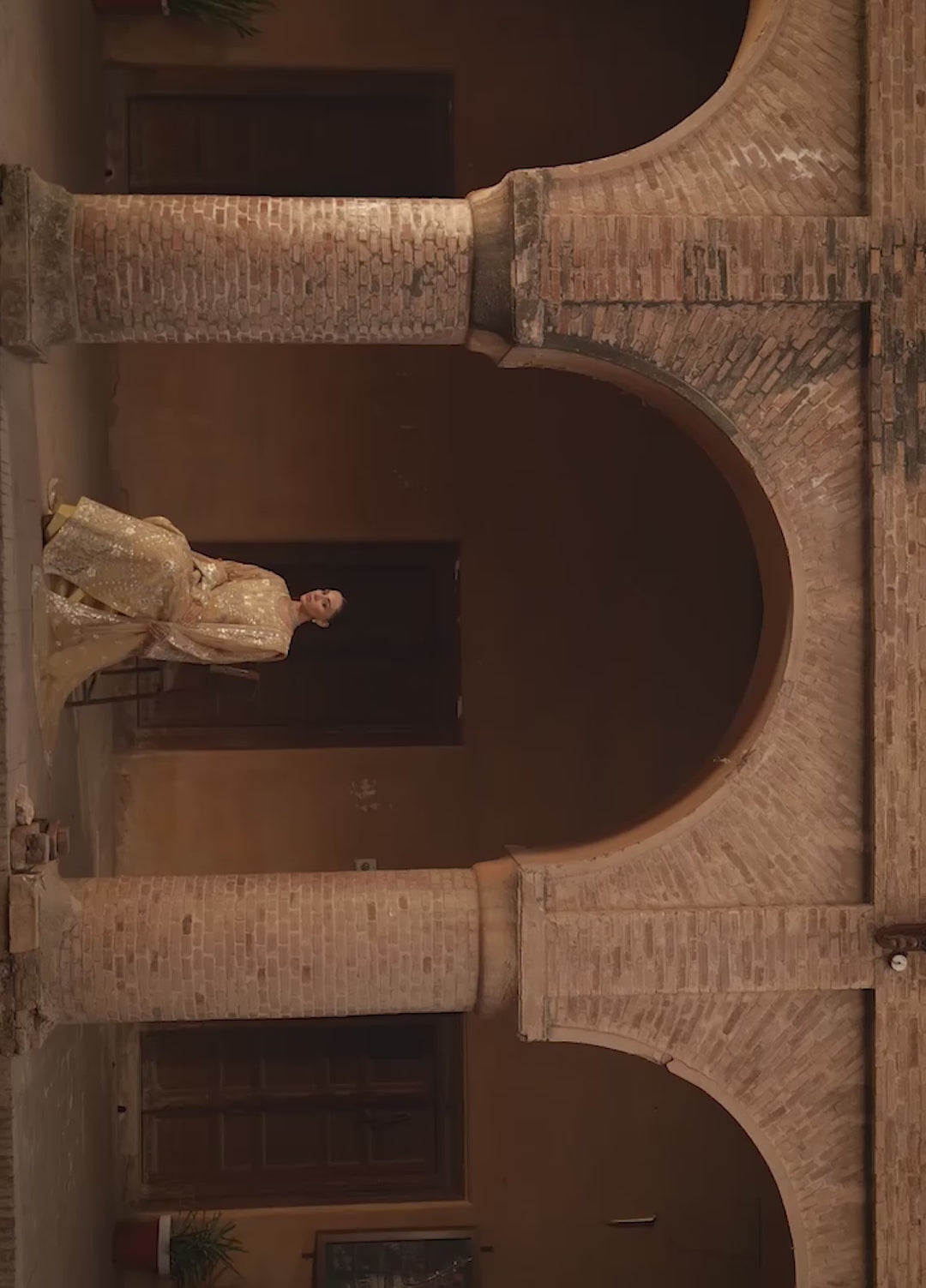 Humsafer by Lavish Premium Unstitched Embroidered Chiffon 3 Pcs Suit LVP26UH H-03 Daffodil Yellow - Festive