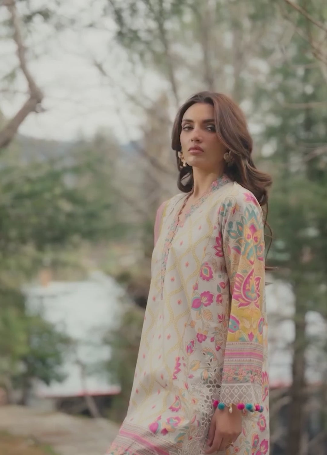 Rang e Bahar by Charizma Unstitched Embroidered Lawn 3 Piece Suit CHR26ULR CRB6-10 - Summer Collection