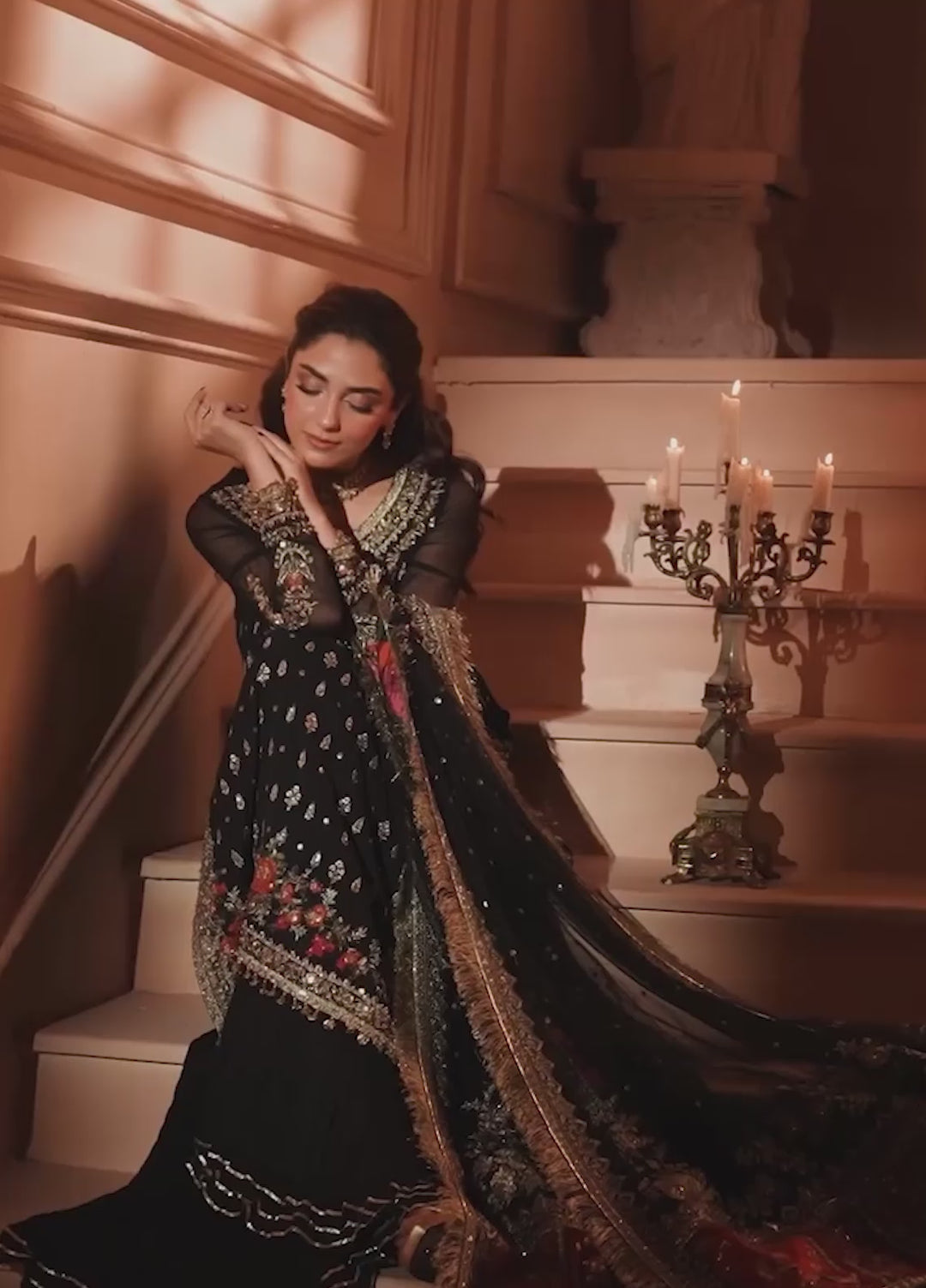 Dastan E Jashan by Charizma Unstitched Embroidered Chiffon 3 Piece Suit CHR26UDJ DJW6-04 - Wedding Collection