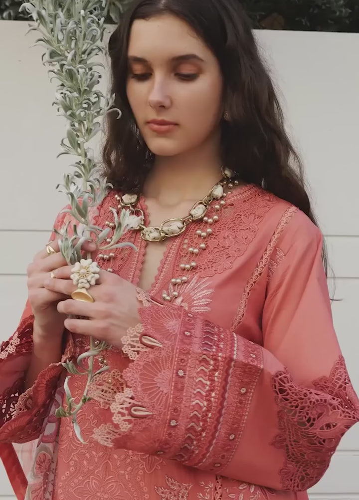 Belle Saison by Esmel Unstitched Embroidered Lawn 3 Piece Suit EML26ULB Coralie EUNSS260209 - Festive Collection