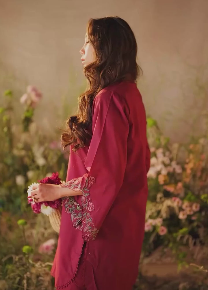 Sahar Women Embroidered Cambric 2 Piece Suit Blossom - Casual Collection