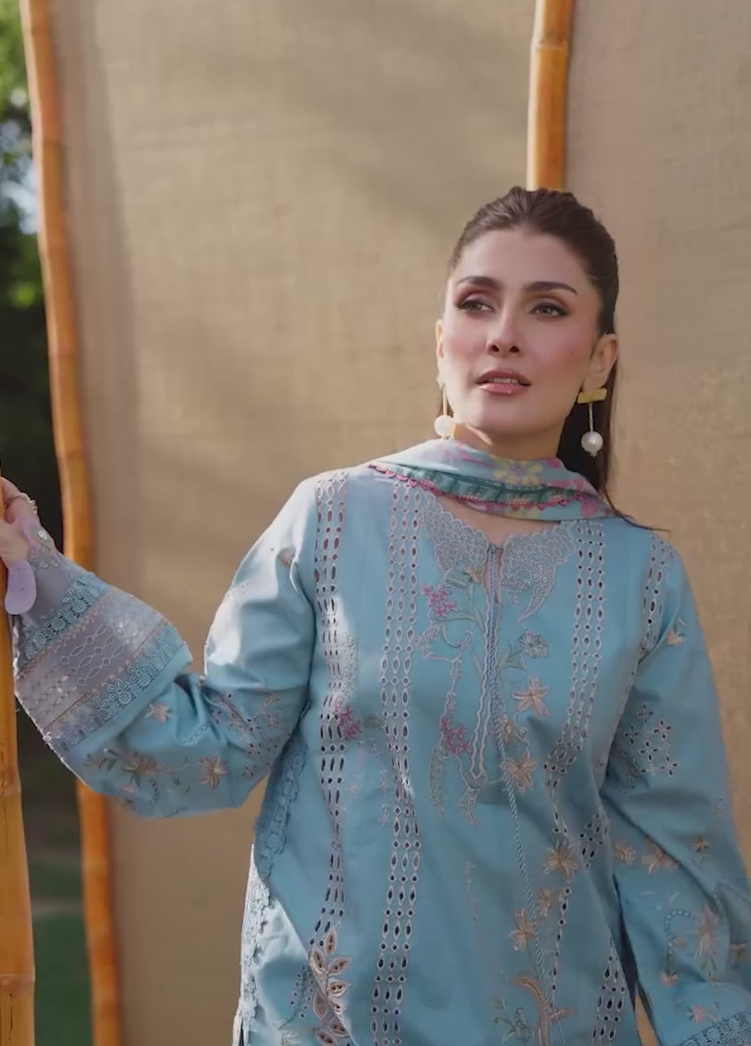 Florent Unstitched Embroidered Lawn 3 Piece Suit FL26ULE FEF-7B - Eid Collection