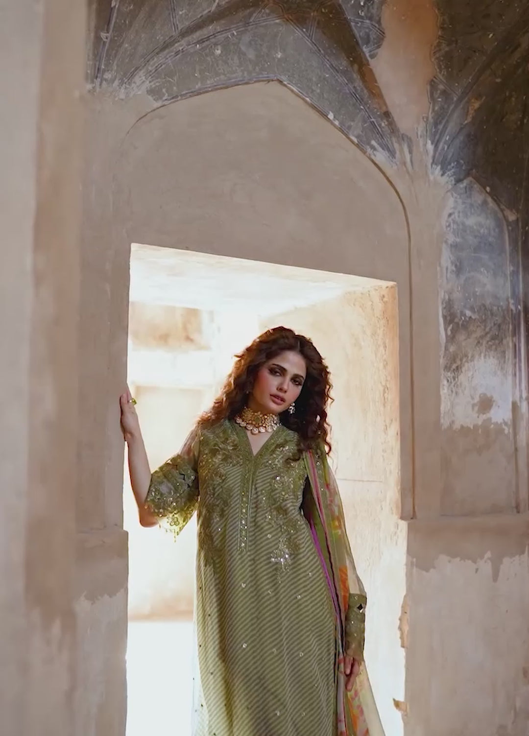 Vasal by Charizma Unstitched Embroidered Chiffon 4 Piece Suit CHR26UVC VSLW6-05 - Festive Collection