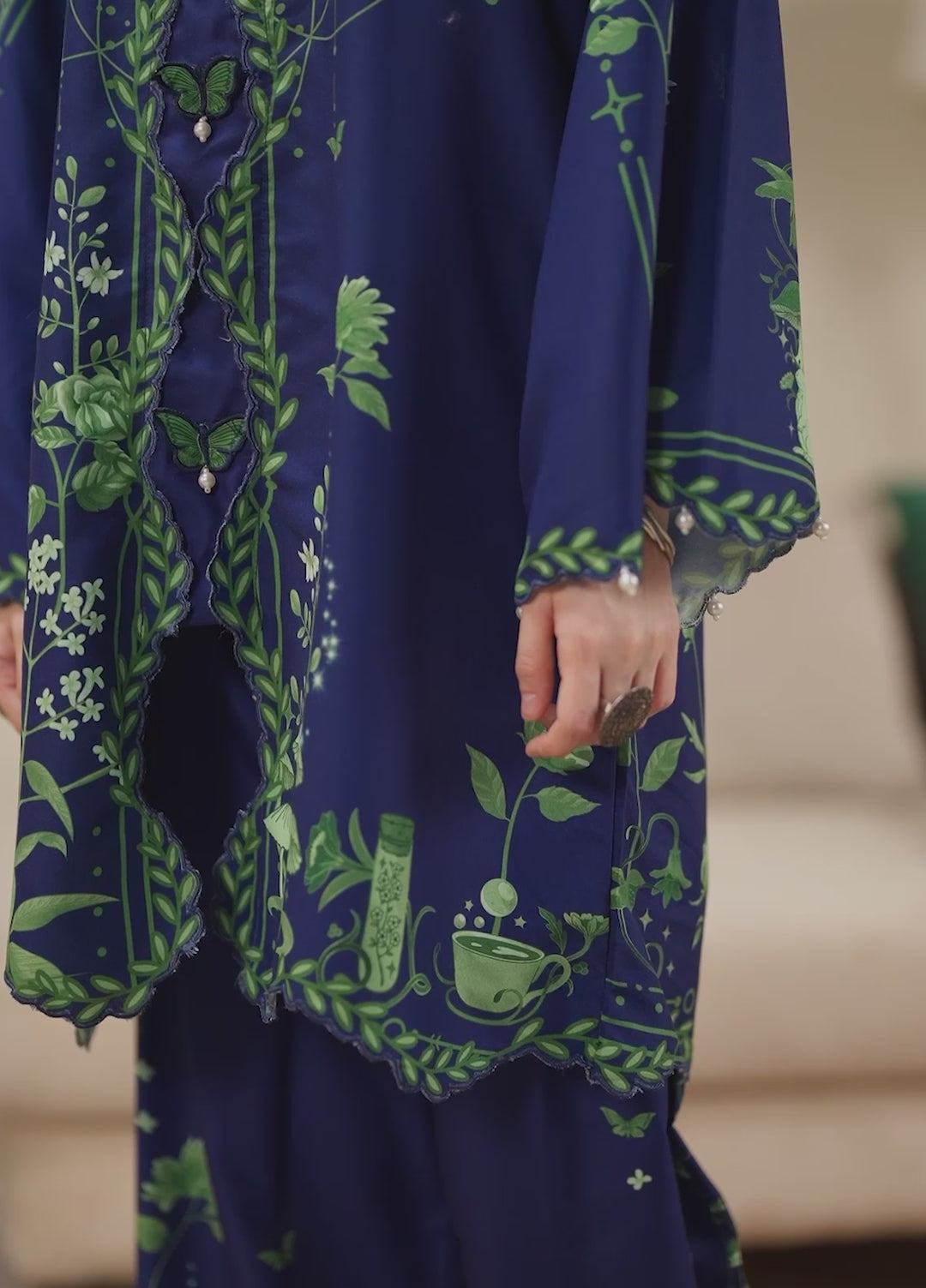 The Switch Edit by Dhaga RTW Printed Cambric 2 Piece Suit Lowkey Casual Collection