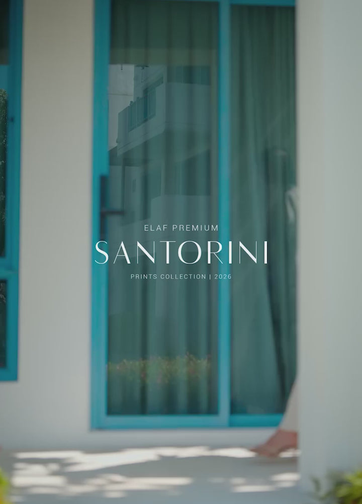Santorini by Elaf Unstitched Lawn Printed 3 Piece Suit EL26US EPN-9B CHANTILLY - Summer Collection