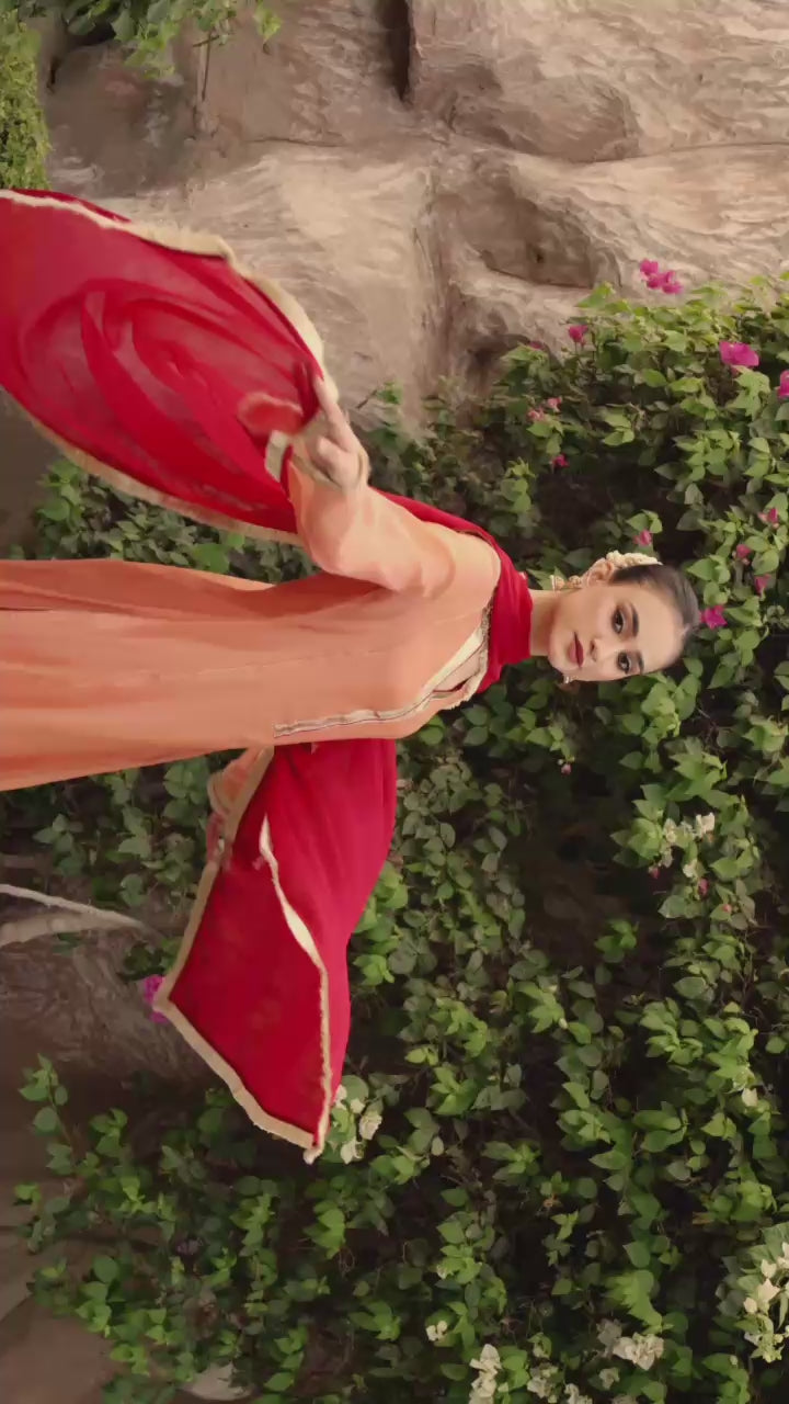 Dareecha by Daak RTW Embroidered Cotton Silk 3 Piece Suit MKS-P MISHRY MKS-P - Festive Collection