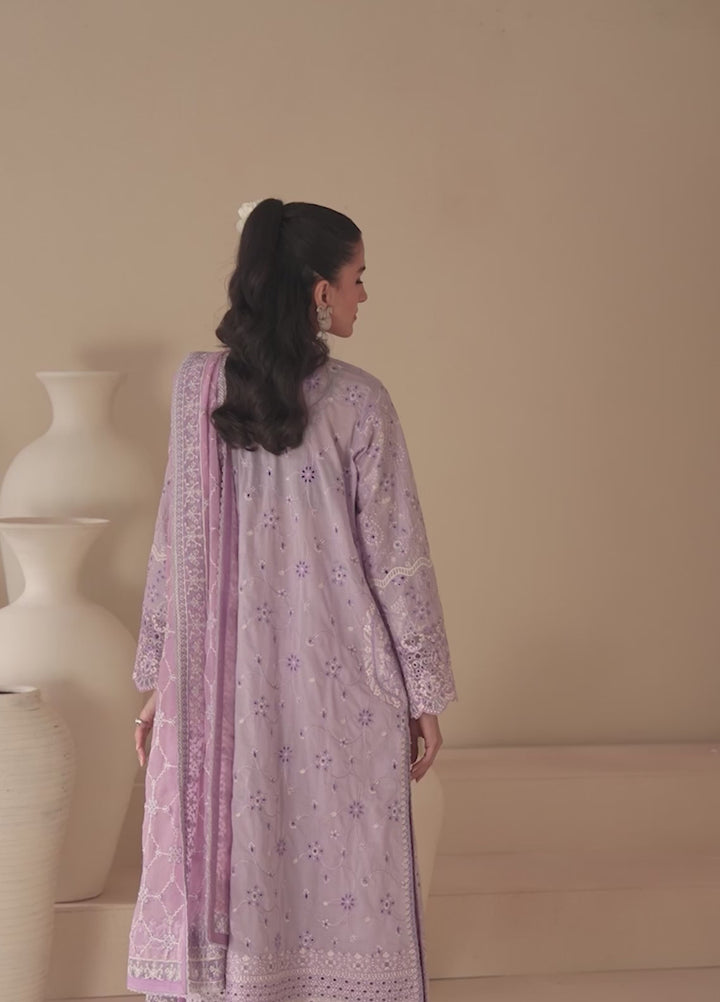 Aik Atelier Unstitched Embroidered Lawn 3 Piece Suit AIK26ULF B2601A - Festive Collection