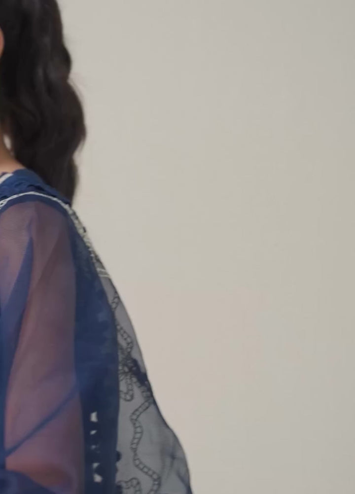 Maryam Hussain Unstitched Embroidered Lawn 3 Piece Suit MH26ULF Sanam - Festive Collection