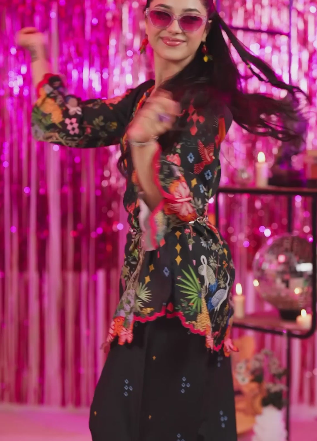 The Switch Edit by Dhaga RTW Printed Cambric 2 Piece Suit Delulu Casual Collection