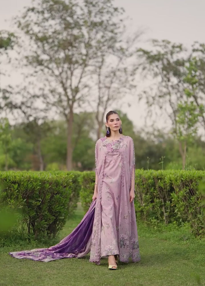 Bridgerton by Elaf Unstitched Printed Lawn 3 Piece Suit EL26ULB EPB-6A - Summer Collection
