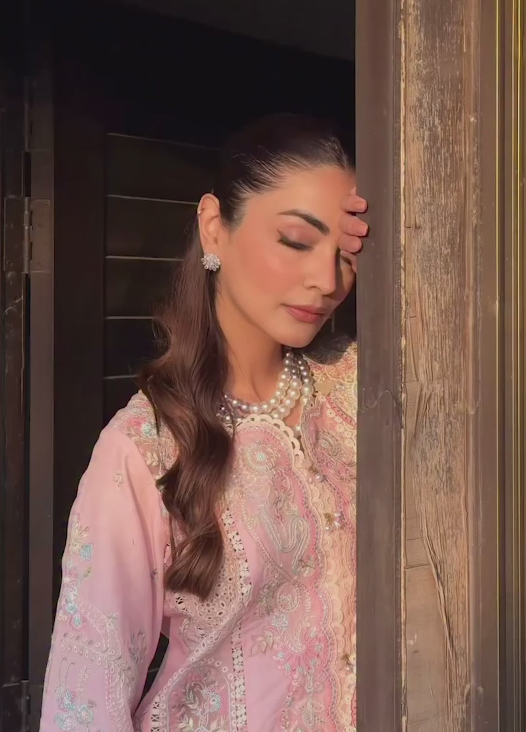 Ariya by Kanwal Malik Unstitched Embroidered Luxury Lawn 3 Piece Suit KM26UA D-2 VIVIAN - Summer Collection