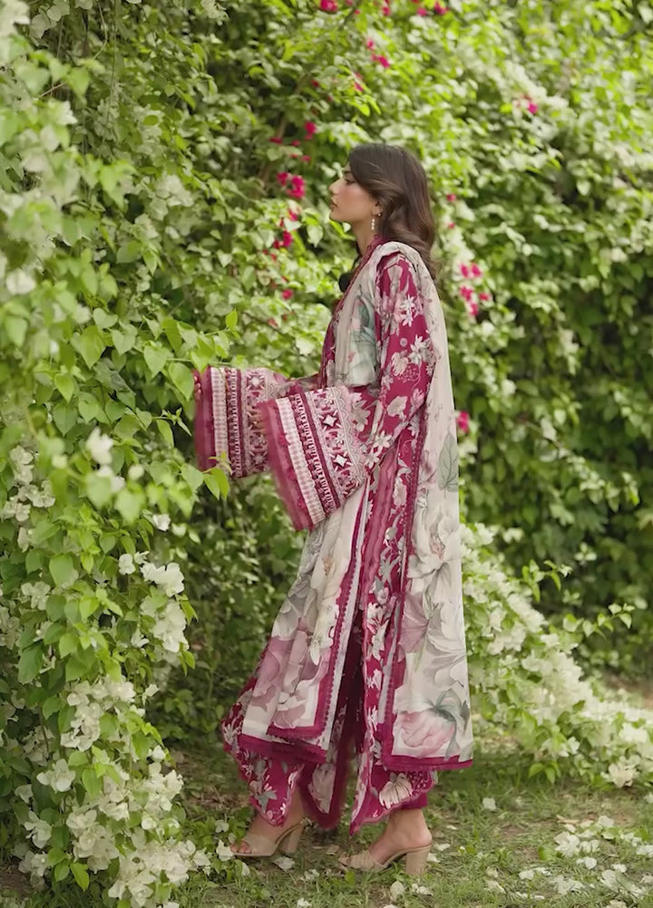Bridgerton by Elaf Unstitched Printed Lawn 3 Piece Suit EL26ULB EPB-4B - Summer Collection