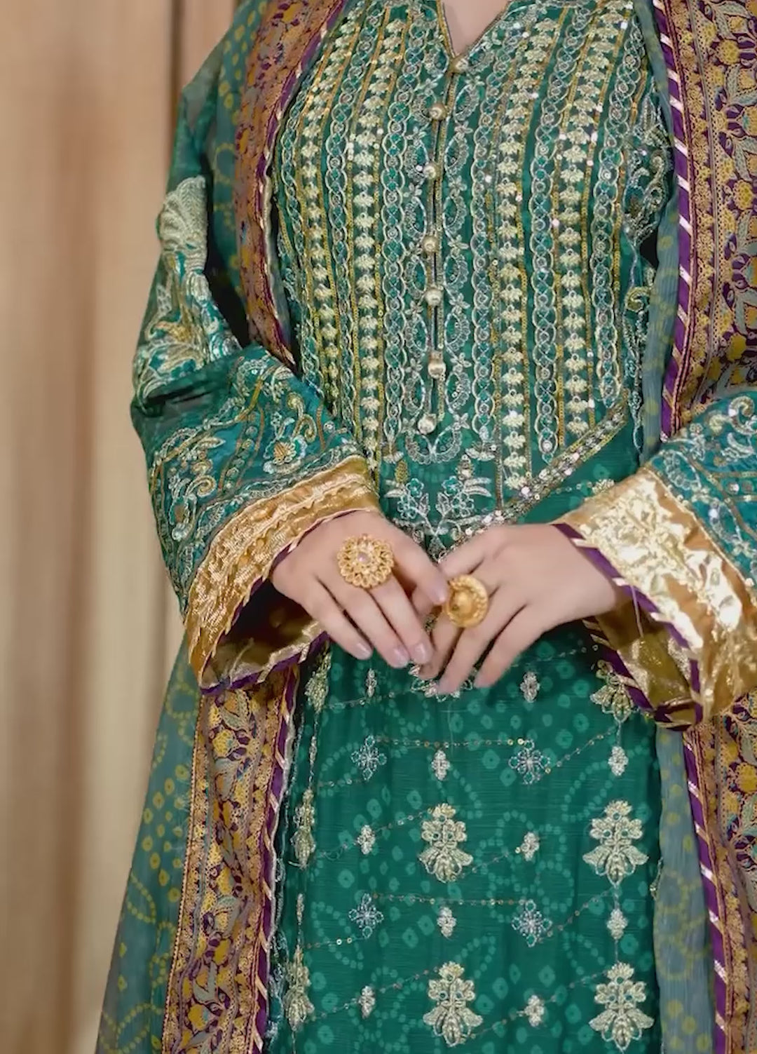 Daastan Raum by Sarb Unstitched Embroidered Chiffon 3 Piece Suit RS26UCD DCL-04 - Festive Collection