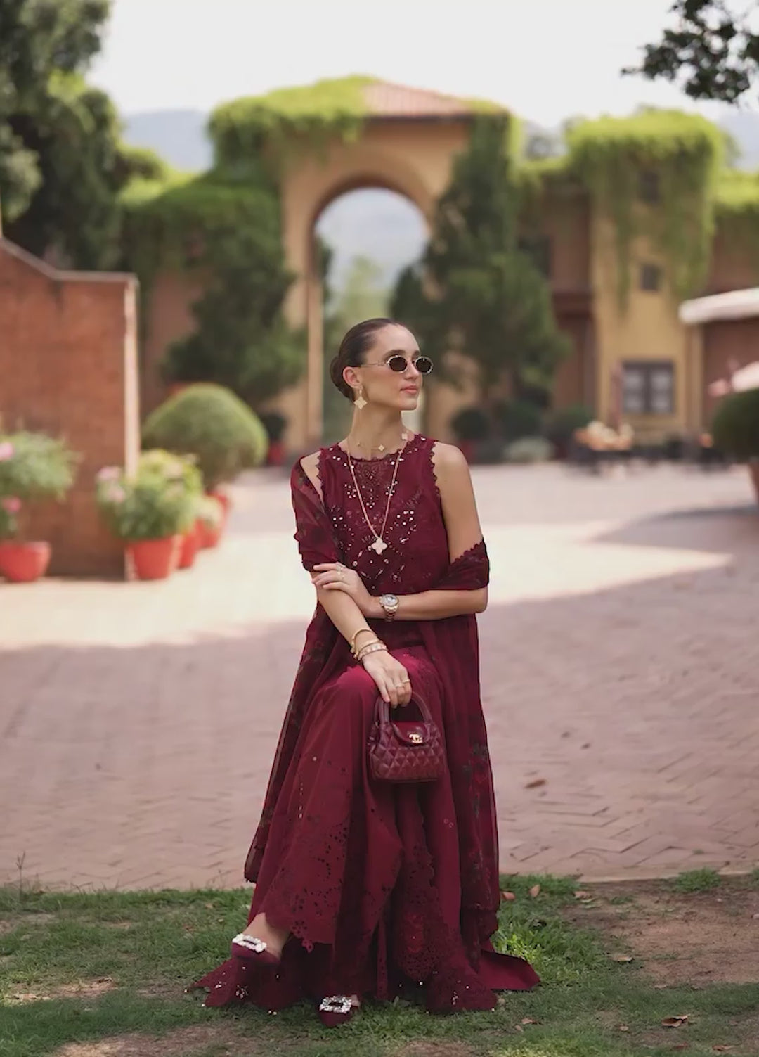 Noor by Saadia Asad Unstitched Embroidered Laserkari Lawn 3 Piece Suit SA26ULNL D12 - Lawn Collection