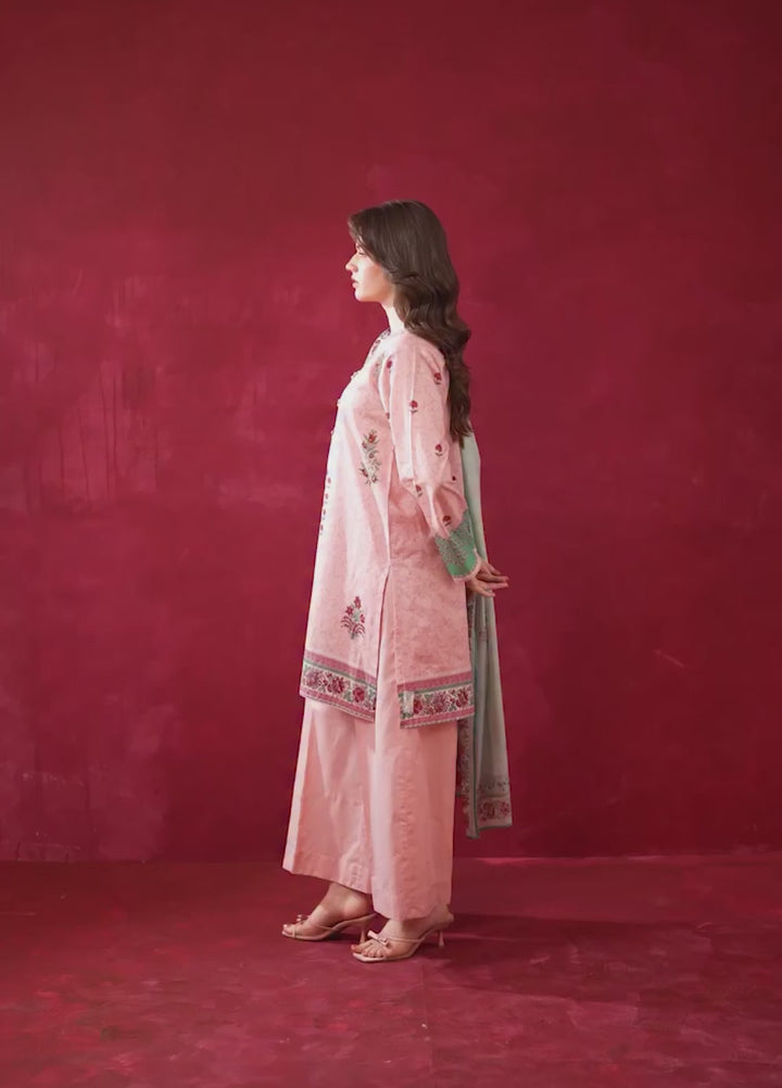 Zoe by Zeen RTW Printed Lawn 3 Piece Suit ZN26UZL WFM36608 - Casual Collection