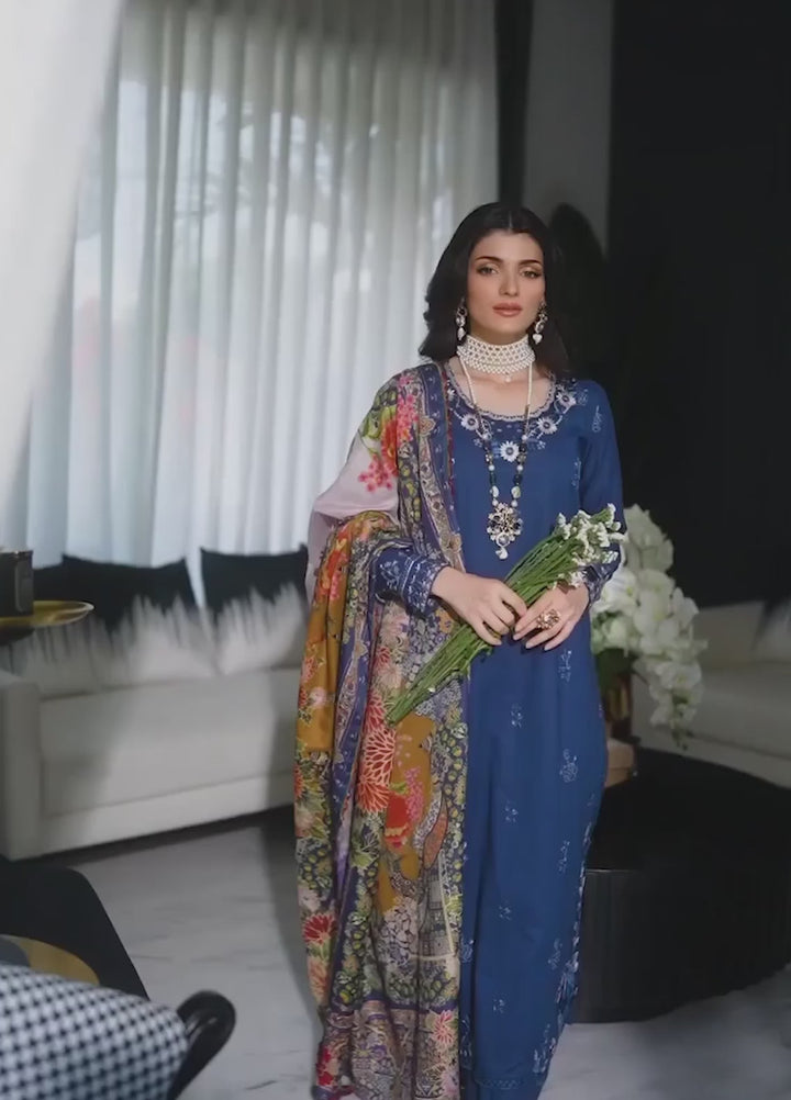 Sera By Sahane Embroidered Lawn Suits Unstitched 3 Piece SNE24SR CT-11008 Mystique - Summer Collection