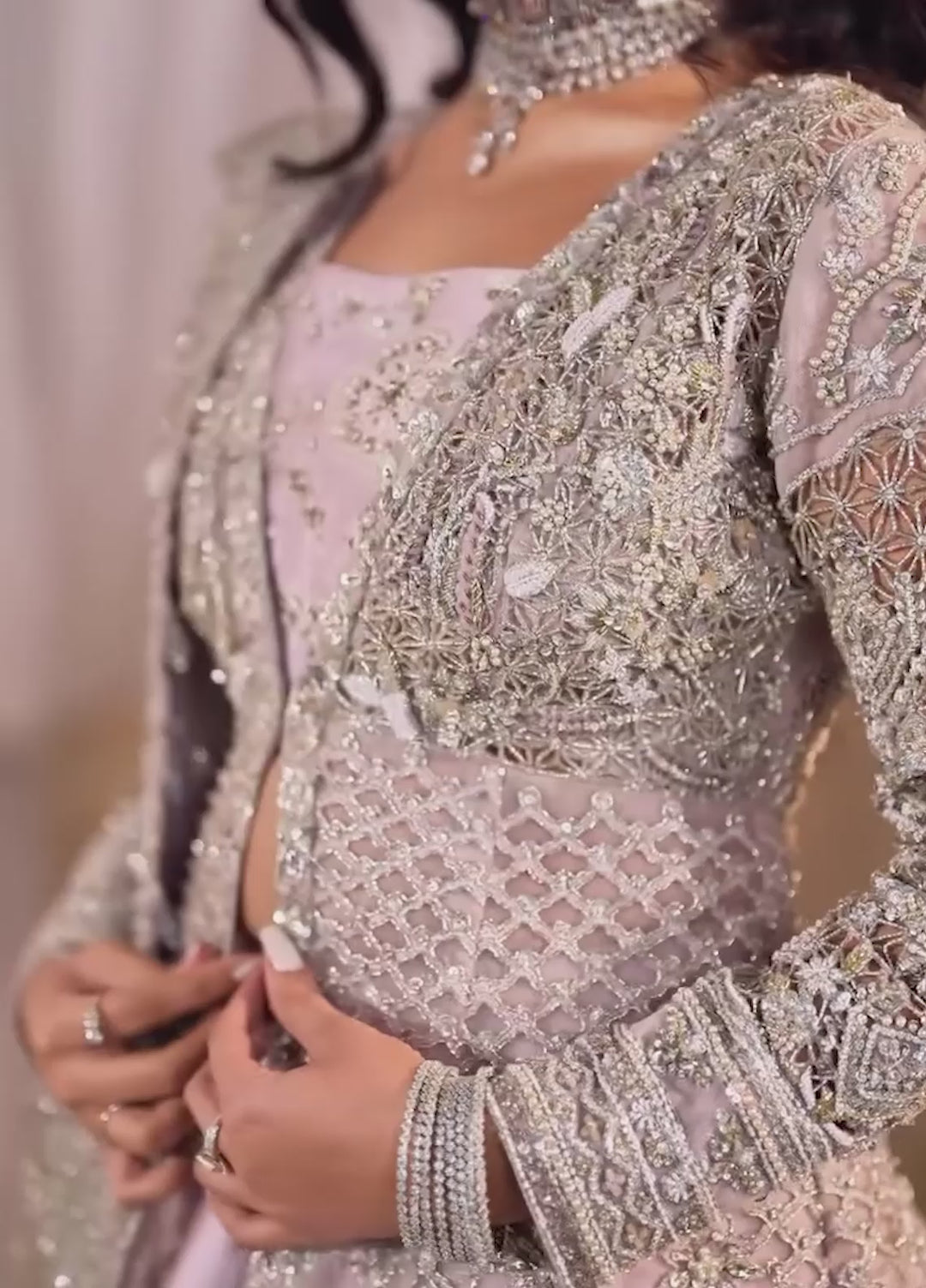 Tehwaar by Anayra Amal RTW Embroidered Net 3 Piece Suit Zeenia Wedding Collection