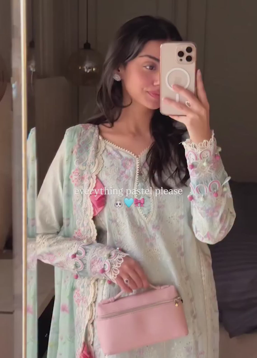 Ariya by Kanwal Malik Unstitched Embroidered Luxury Lawn 3 Piece Suit KM26UA D-9 ELORA - Summer Collection