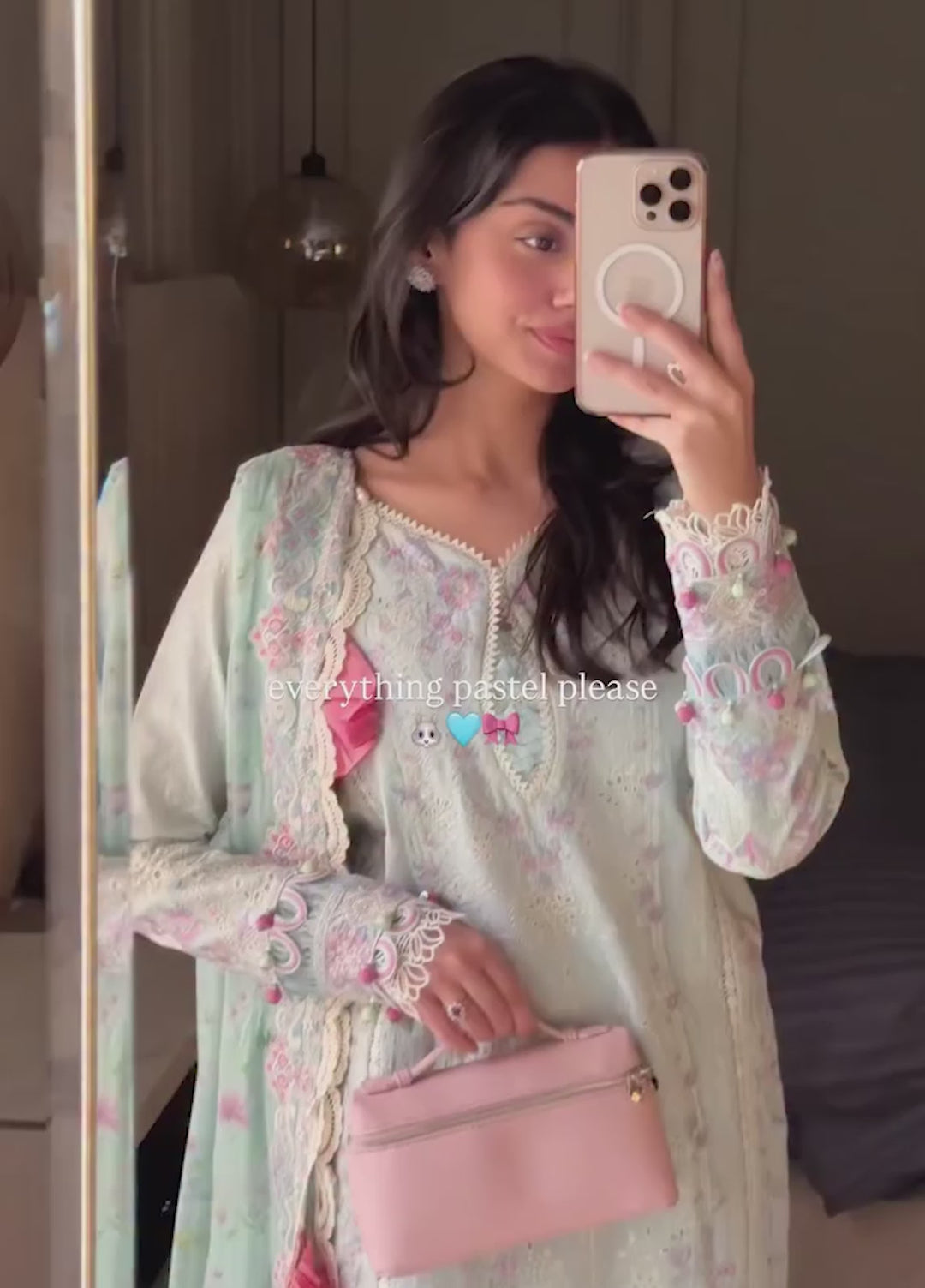 Ariya by Kanwal Malik Unstitched Embroidered Luxury Lawn 3 Piece Suit KM26UA D-9 ELORA - Summer Collection