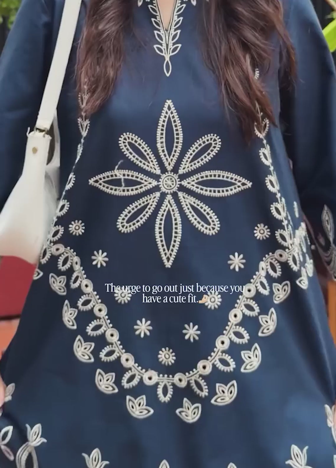Scherezade Women RTW Embroidered Cotton Lawn 3 Piece Suit MIDNIGHT - Casual Collection