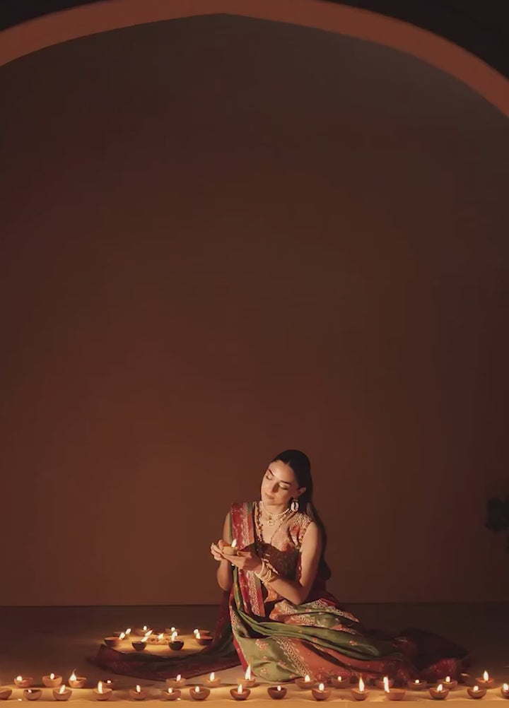 Mashriq by Bin Ilyas Unstitched Embroidered Lawn 3 Piece Suit BI26UML D114B - Festive Collection