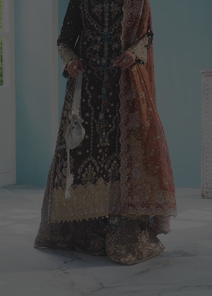 AIK Udaipur Velvet Unstitched Luxury Embroidered 3 Piece AIK25 D-07 - Formals Collection