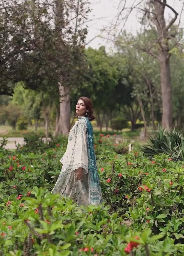 Bridgerton by Elaf Unstitched Printed Lawn 3 Piece Suit EL26ULB EPB-7A - Summer Collection