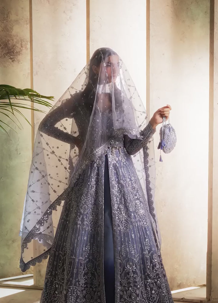 Azira by Gulaal Unstitched Luxury Embroidered Organza 3 piece GL25AF LFU-02 Zahira - Formals Collection