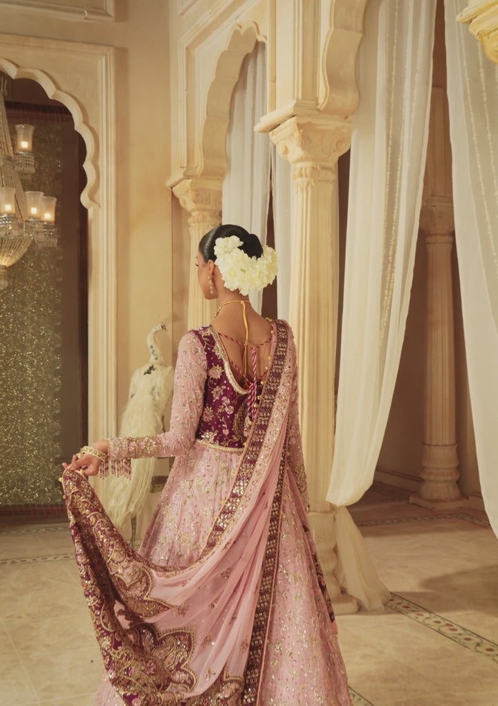 AIK Atelier Unstitched Embroidered Medium Silk 3 Piece Suit AIK26UAW D-10 - Wedding Collection