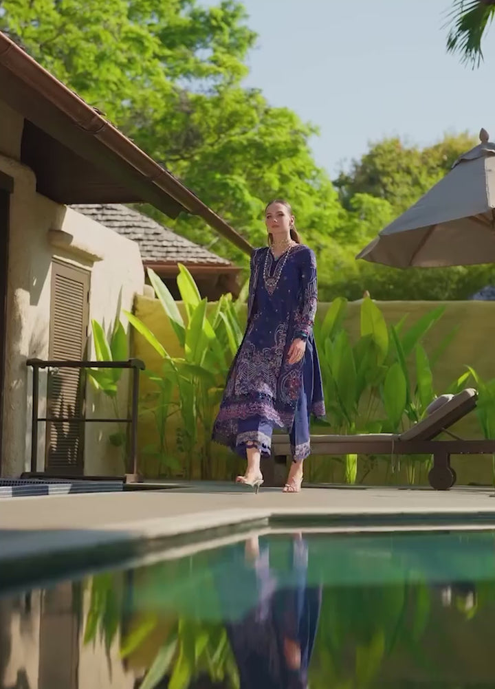 Ariya by Kanwal Malik Unstitched Embroidered Luxury Lawn 3 Piece Suit KM26UA D-4 MEHRIN - Summer Collection