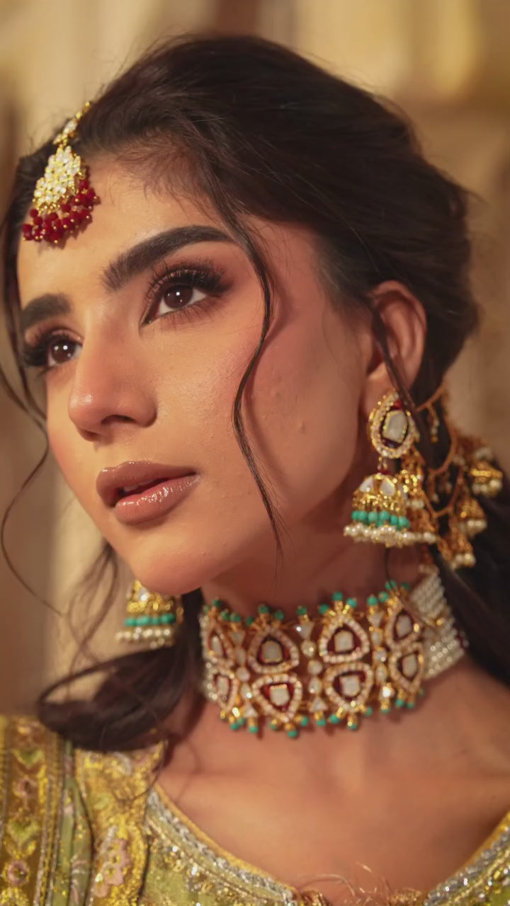 AIK Atelier Unstitched Embroidered Zari Net 3 Piece Suit AIK26UAW D-07 - Wedding Collection