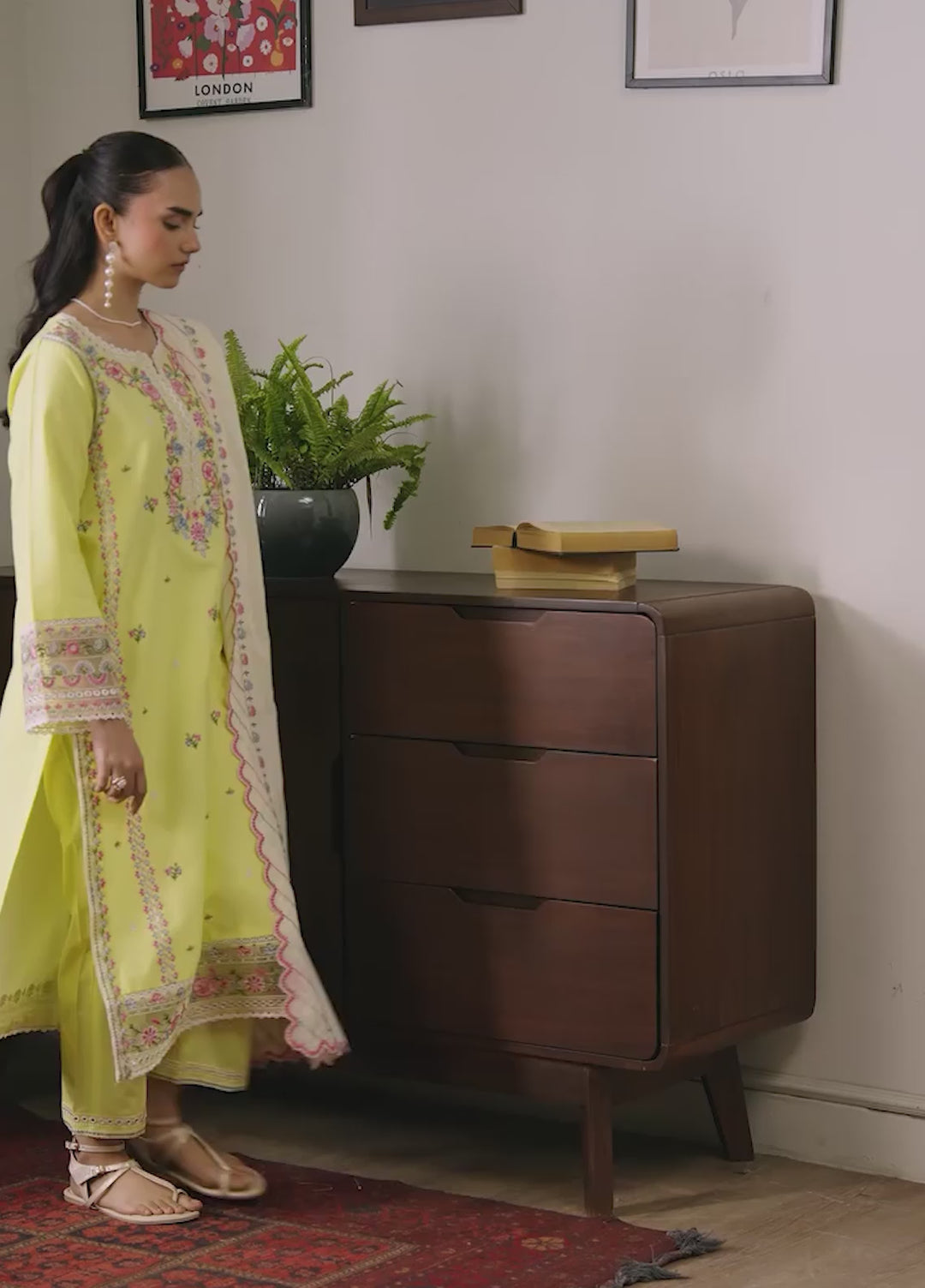 RajBari Women RTW Embroidered Lawn 3 Piece Suit RB26PLE Reya 08 - Eid Collection