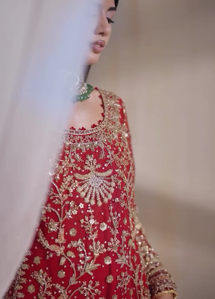 Tehwaar by Anayra Amal RTW Embroidered Net 4 Piece Suit Dilkash Wedding Collection