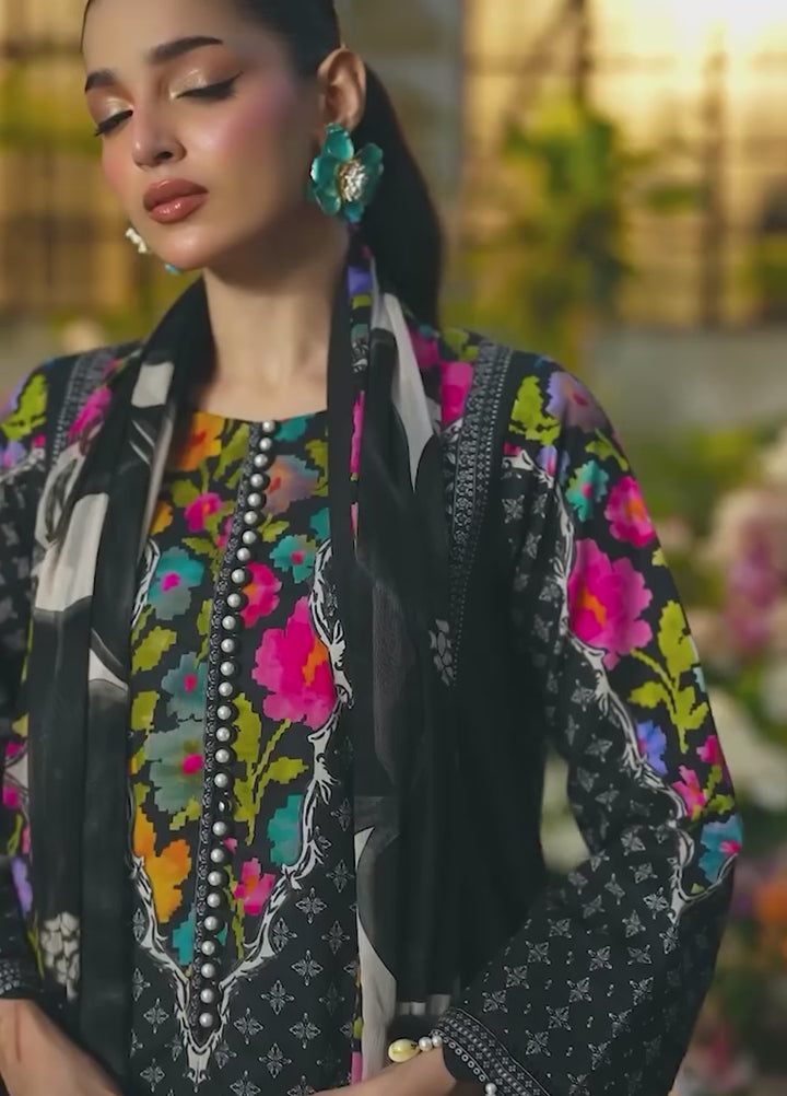 C Prints by Charizma Unstitched Printed Lawn 3 Piece Suit CHR26ULP CP6-18 - Summer Collection