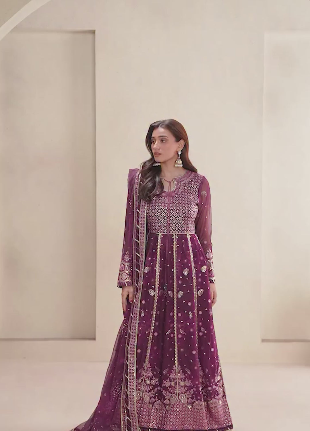 Neoma by Xenia Formals Unstitched Embroidered Chiffon 3 Piece Suit XE26UNF Yawi 01 - Festive Collection