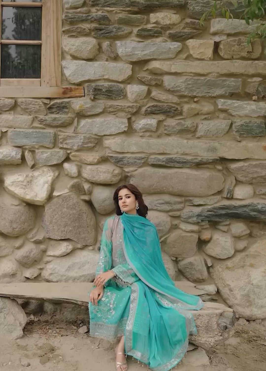 Vasal by Charizma Unstitched Embroidered Chiffon 4 Piece Suit CHR26UVC VSLW6-17 - Festive Collection